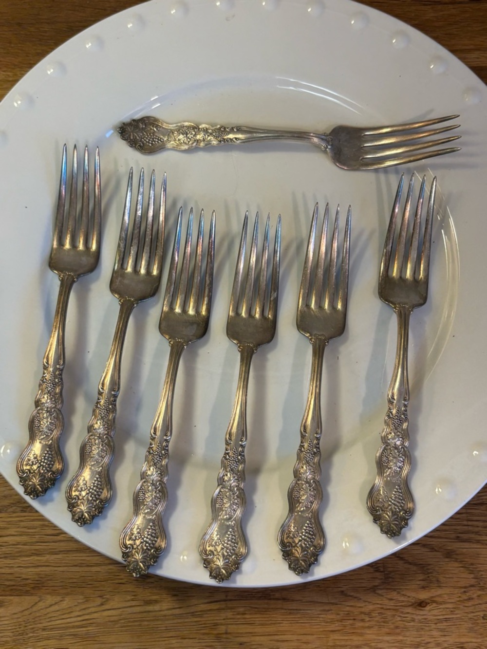 7 ‘Moselle’ Grapevine Forks 7”
